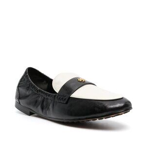 NIB Tory Burch Ballet Loafers, Black and Ivory, Size 11
